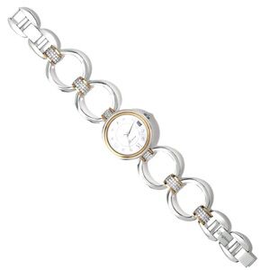 BRIGHTON brand new crystal watch. Gold tone on only case of watch diamonds